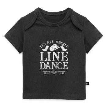 Linedance - Baby Premium Organic T-Shirt - Schwarz - Vorne
