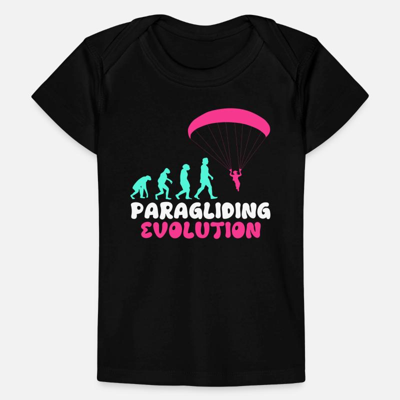 Parapente Evolution Parapente Filles T-shirt Premium bébé bio