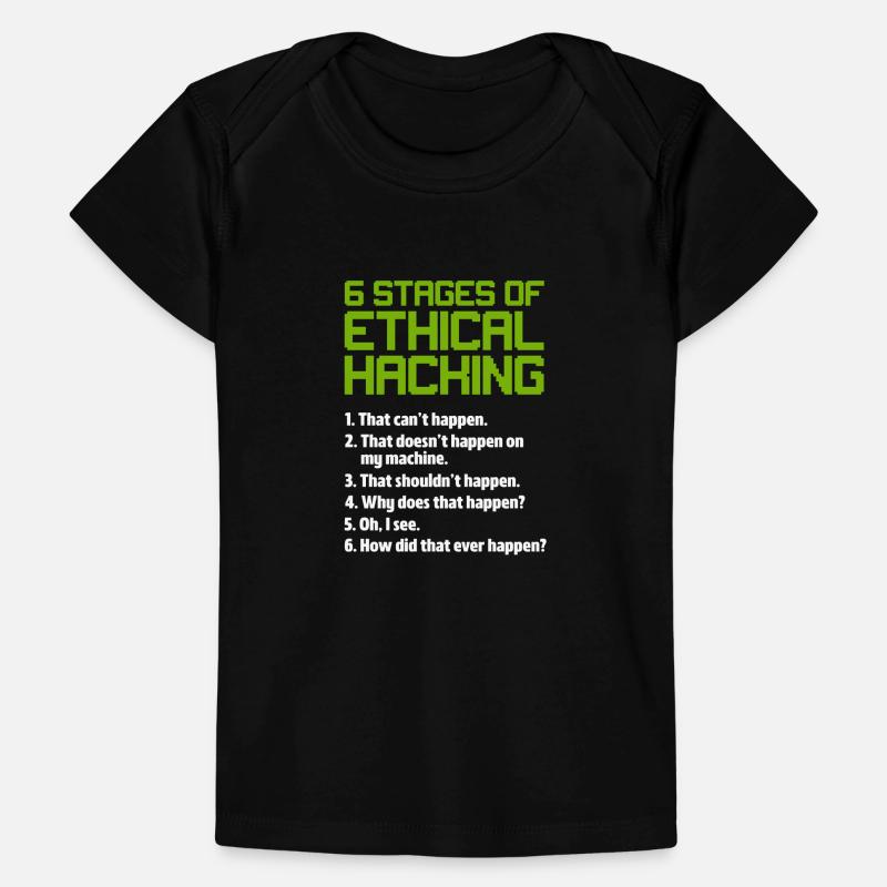 Hacker Coder Computer Hacking Gift Baby Premium Organic T-shirt