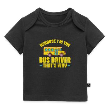 Busman - Baby Premium Organic T-shirt - black - Front