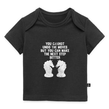 Schach - Baby Premium Organic T-Shirt - Schwarz - Vorne