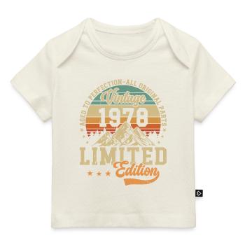 Original 1978 Vintage Birthday - Baby Premium Organic T-shirt - dark navy - Front