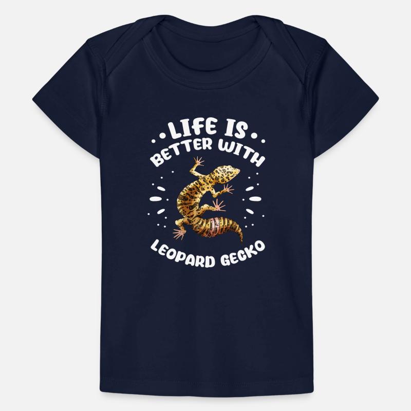 Gecko Salamander Lizard Reptile Gift Baby Premium Organic T-shirt