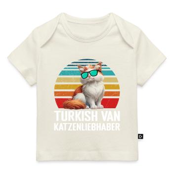 TURKISH VAN KATZENLIEBHABER Turkish Van - Baby Premium Organic T-Shirt - Dunkelnavy - Vorne