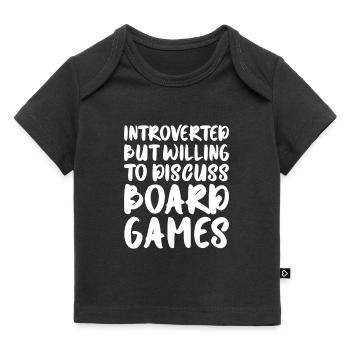 Brettspiel Brettspiele Spieleabend Spiele Geschenk - Baby Premium Organic T-Shirt - Schwarz - Vorne