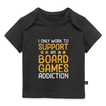 Board game - Baby Premium Organic T-shirt - black - Front