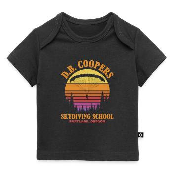 Skydive Skydiver Skydiving Fallschirm Geschenk - Baby Premium Organic T-Shirt - Schwarz - Vorne