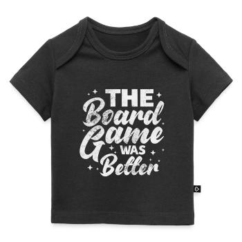Brettspiel - Baby Premium Organic T-Shirt - Schwarz - Vorne