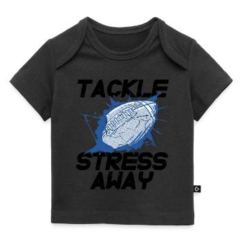 Stress Management Sport Stress Awareness Football - Baby Premium Organic T-shirt - black - Front
