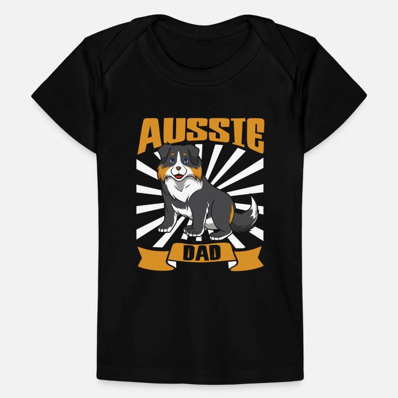 Aussie Dad - Australian Shepherd Baby Premium Organic T-Shirt