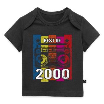 Best Of 2000 Stereo Radio Cassette Player - Baby Premium Organic T-shirt - black - Front