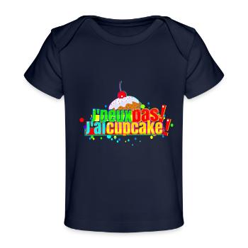 J'peux pas j'ai cupcake - T-shirt Premium bébé bio - marine foncé - Devant