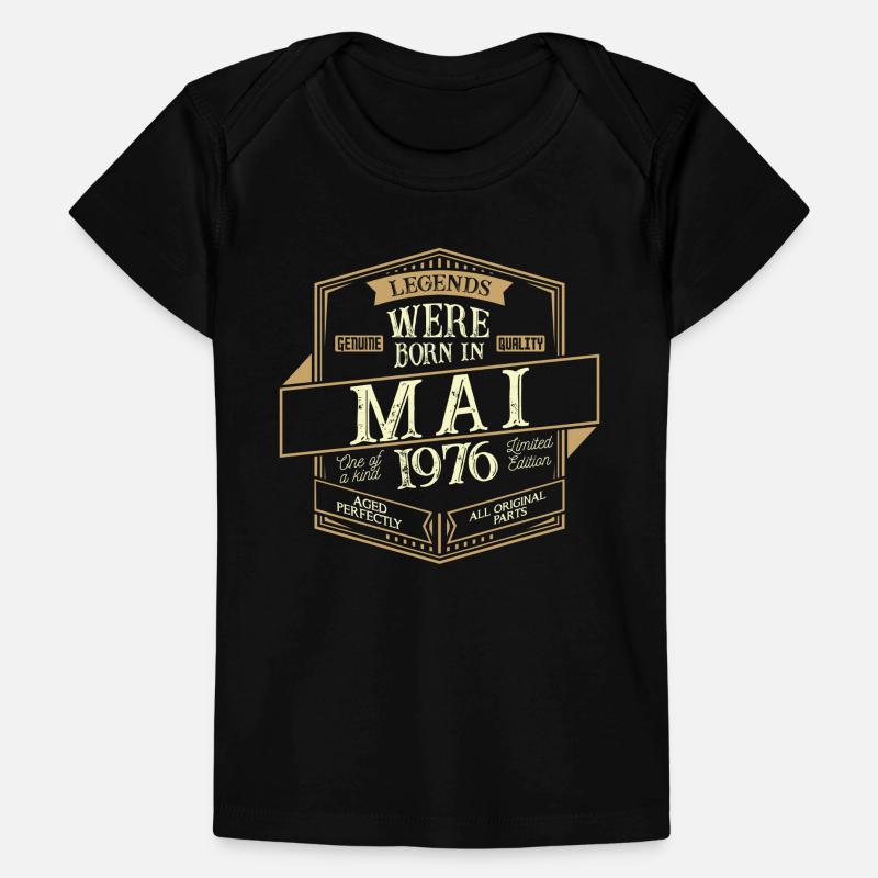 Mai 1976 Geburtstag Mann Baby Premium Organic T-Shirt