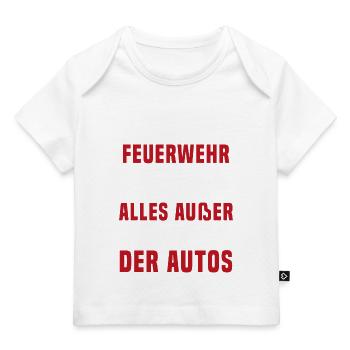 Voitures Rouges Pompiers Par Passion - T-shirt Premium bébé bio - marine foncé - Devant