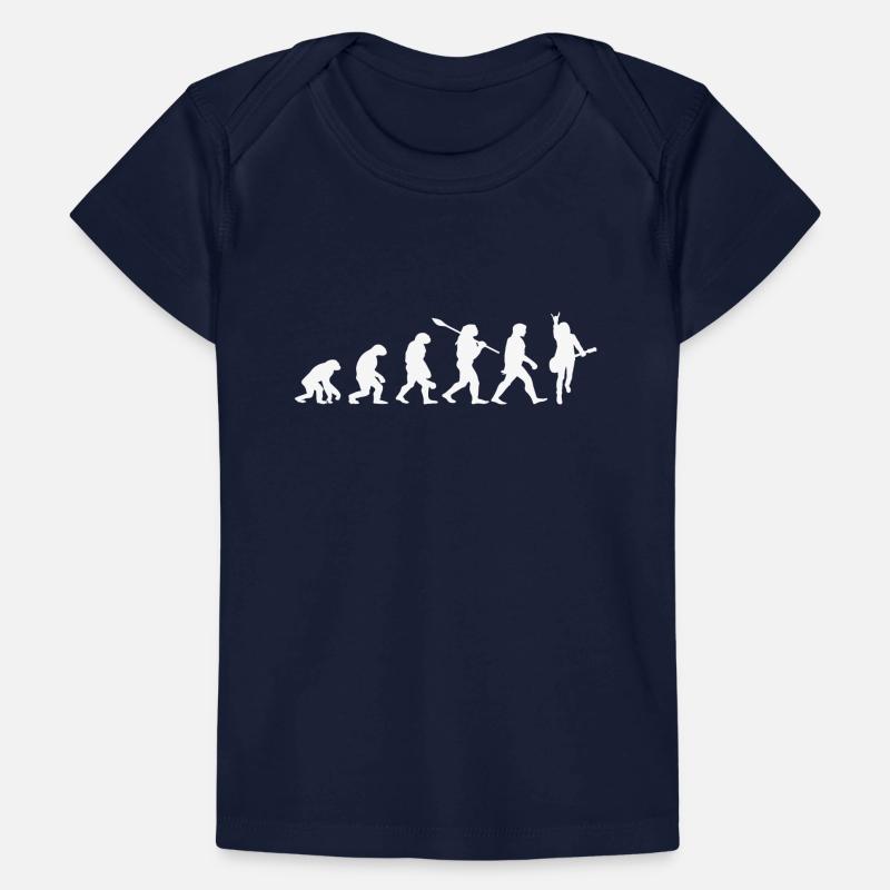 Rock'n'Roll Evolution for Musicians Baby Premium Organic T-shirt