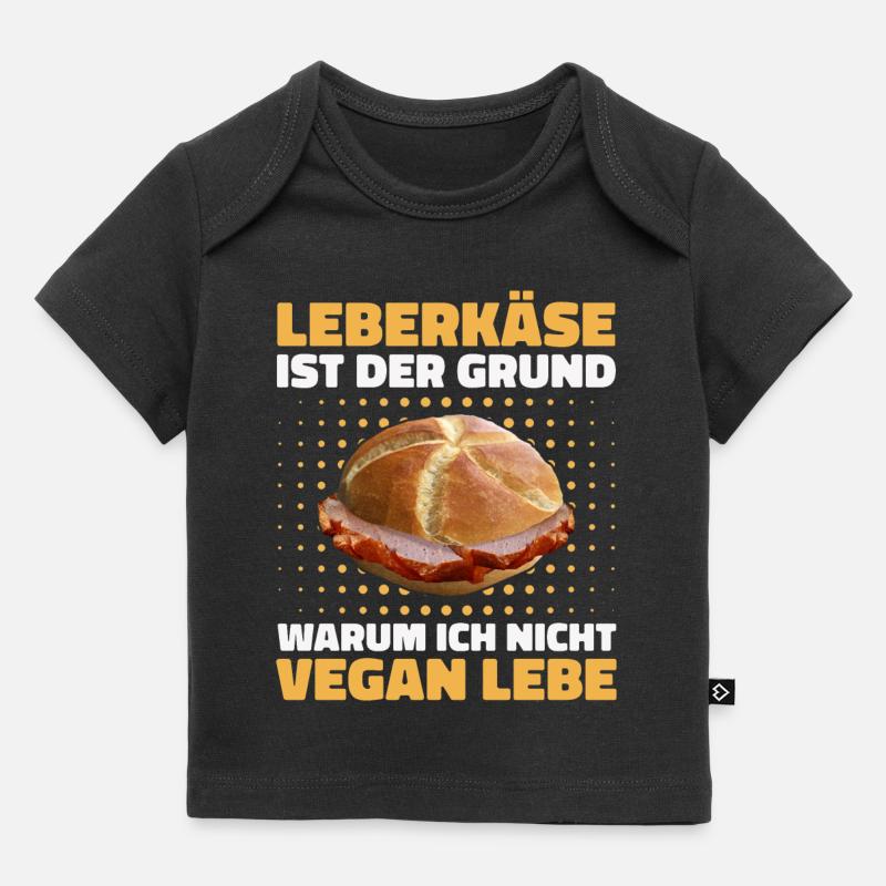 Leberkäs Bayern Leberkas Semmel Fleischkäse - T-shirt Premium bébé bio - noir