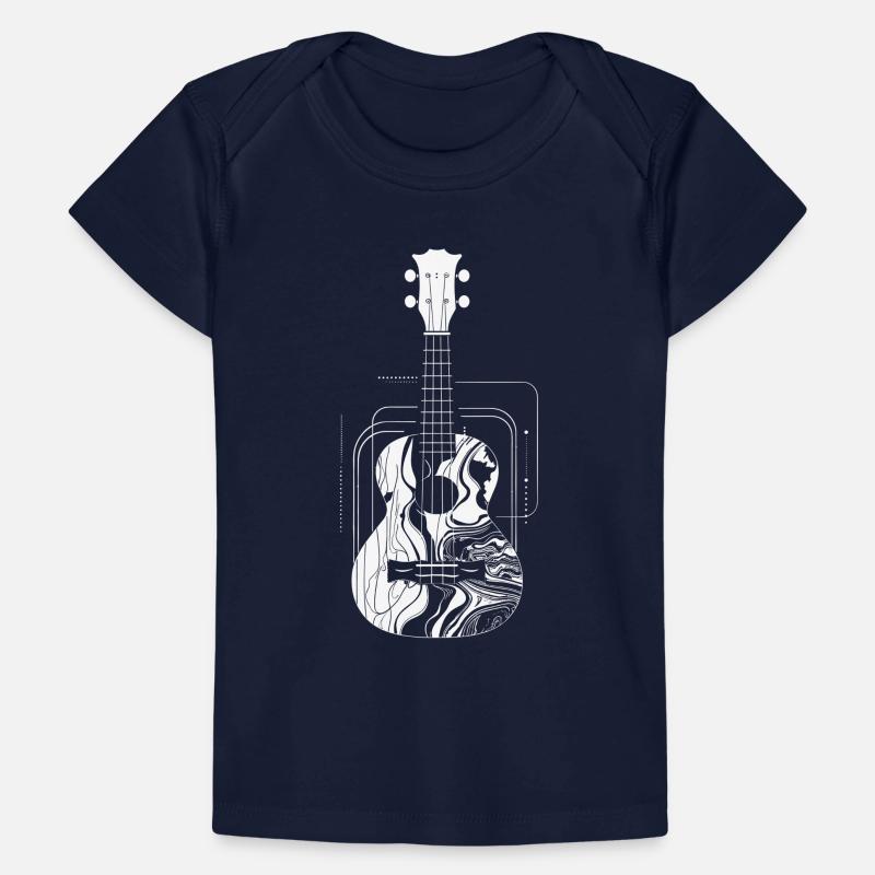 Ukulele Drawing Baby Premium Organic T-shirt