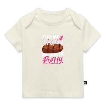 Poitrine de bœuf fumé BBQ - T-shirt Premium bébé bio - marine foncé - Devant