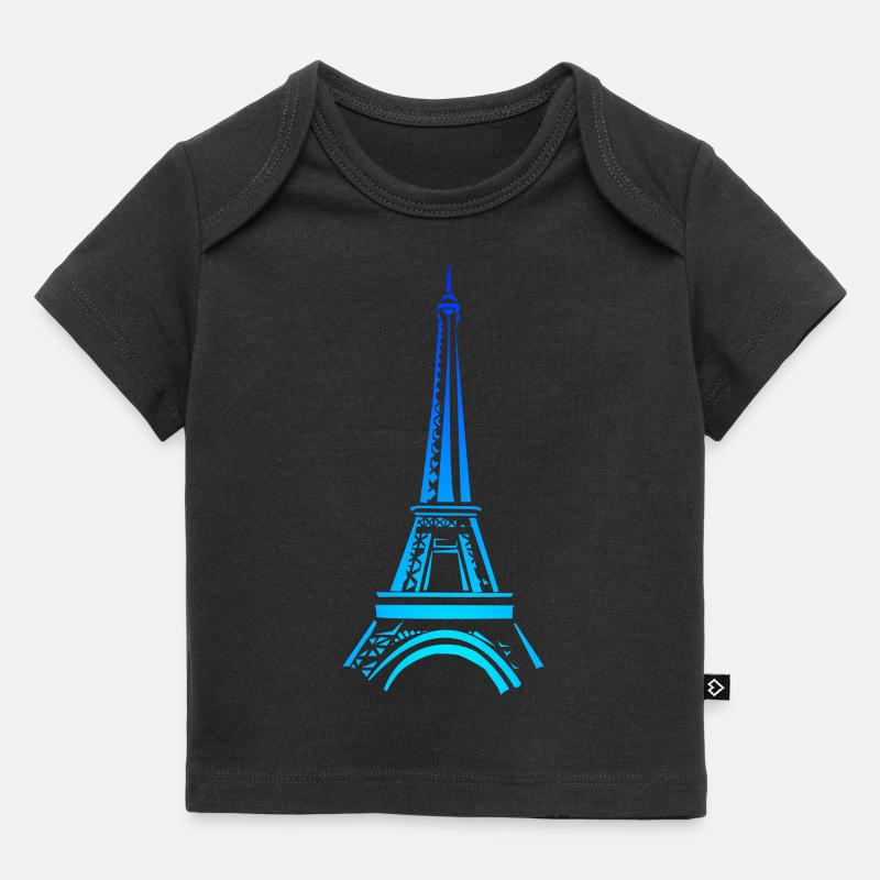 paname2 - T-shirt Premium bébé bio - noir