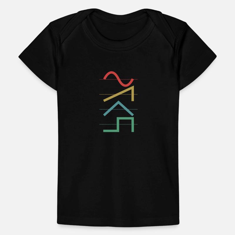 Vintage Analog Synthesizer Techno Waveform - Synth Baby Premium Organic T-shirt