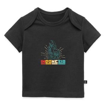 Indonesien Reise Bali Wayang Kulit Schatten - Baby Premium Organic T-Shirt - Schwarz - Vorne