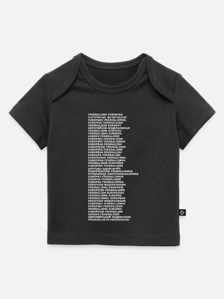 Europäischer Föderalismus - Baby Premium Organic T-Shirt - Schwarz