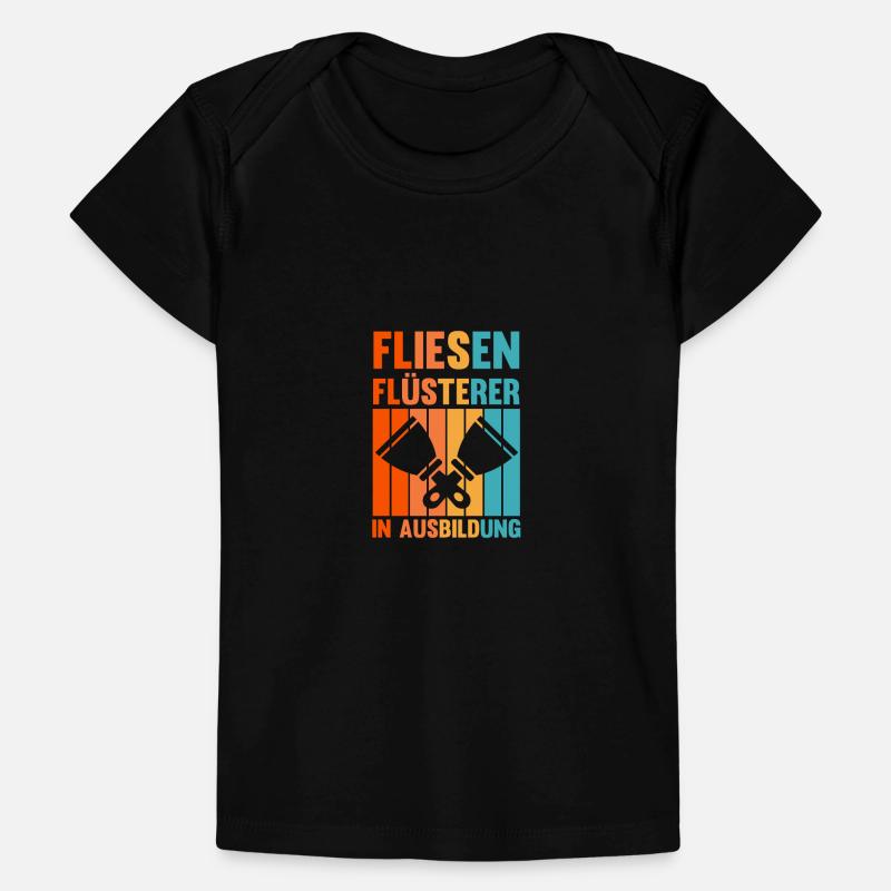 Tile Laying Training Apprentice Auzbi Tile Laying Baby Premium Organic T-shirt