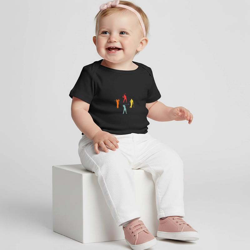 Golfer Evolution Golf Baby Premium Organic T-shirt