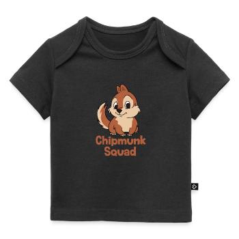 Chipmunk Squad Naturliebhaber - Baby Premium Organic T-Shirt - Schwarz - Vorne