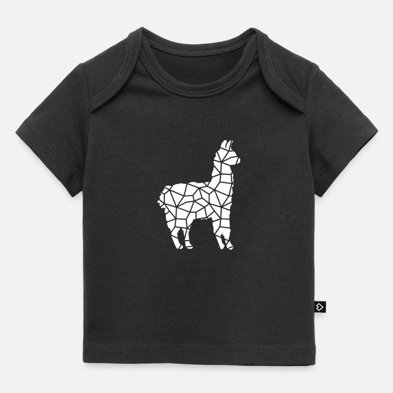 Lama - T-shirt Premium bébé bio - noir