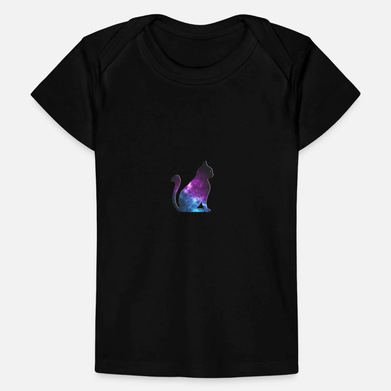 Chat Galaxy Space T-shirt Premium bébé bio