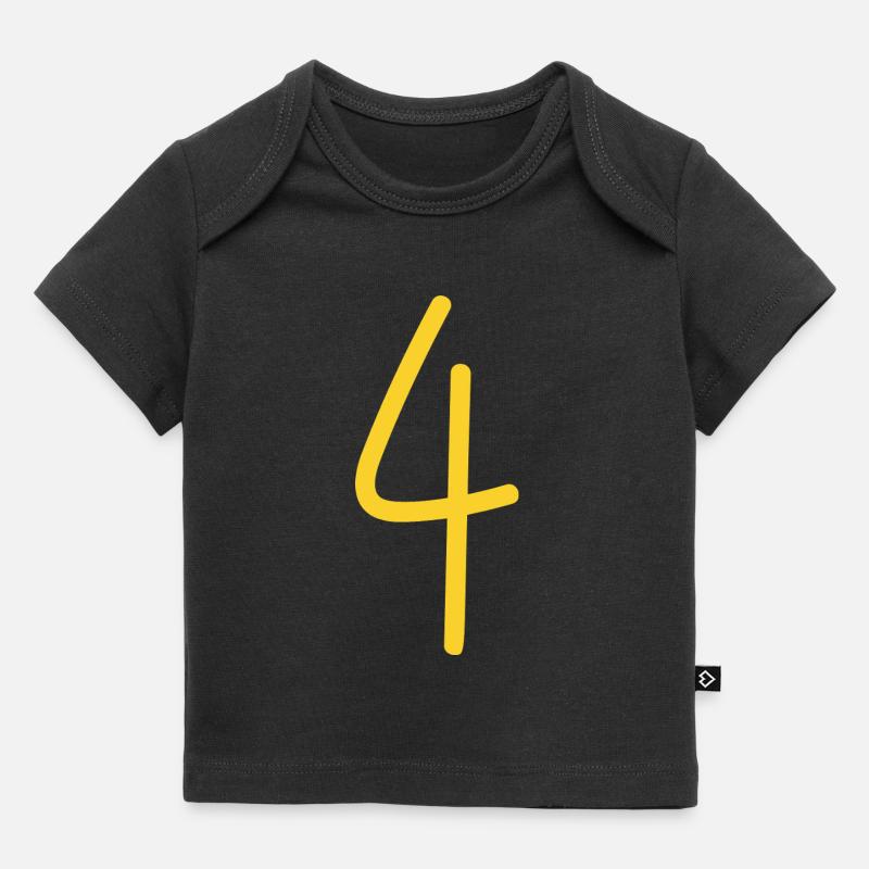 4 - T-shirt Premium bébé bio - noir