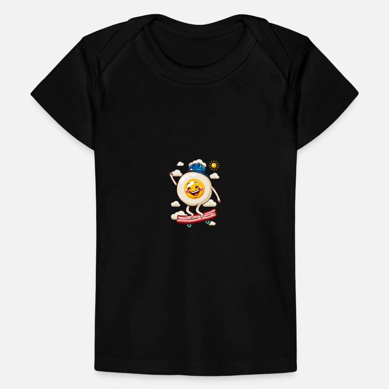 Flat Egg Skateboard Baby Premium Organic T-shirt