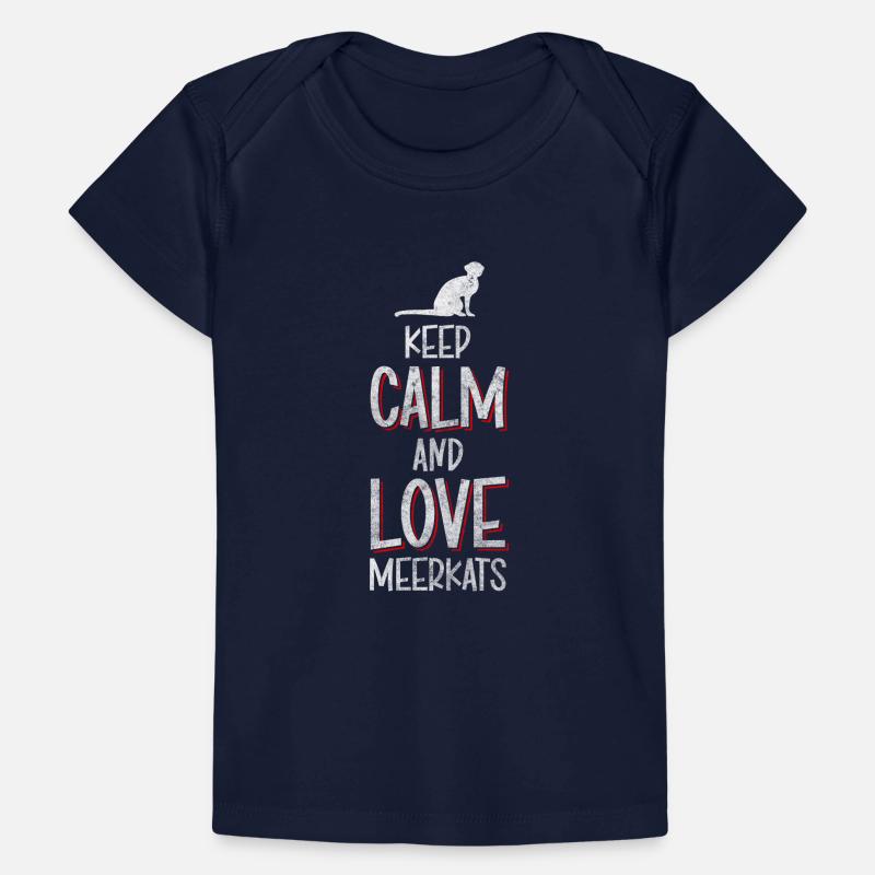 Erdmännchen Tier Fell Wüste Baby Premium Organic T-Shirt
