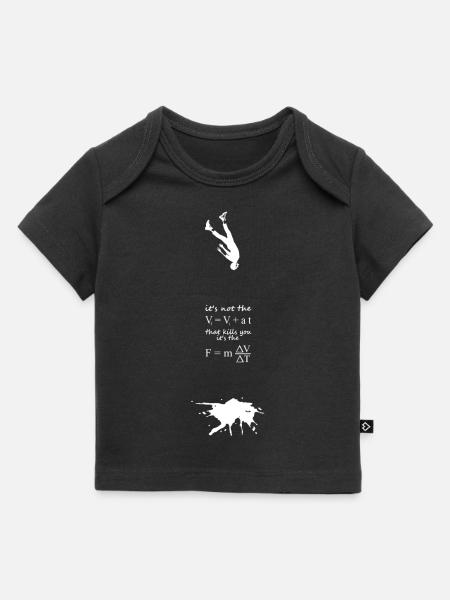 Physikalische Gleichung - Baby Premium Organic T-Shirt - Schwarz