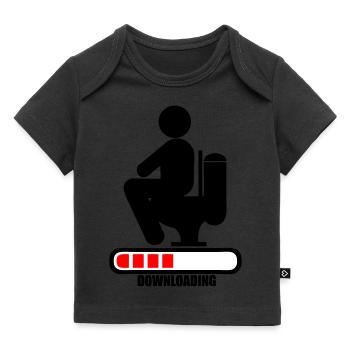 Scheiße Toilettenkacke Herunterladen Bar Laden - Baby Premium Organic T-Shirt - Schwarz - Vorne