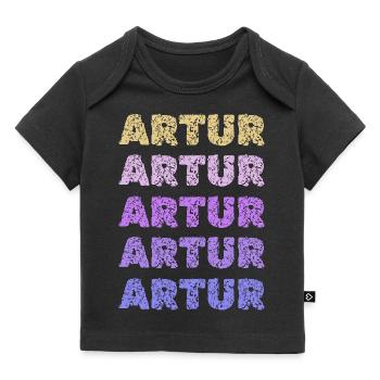 Artur Artur - Baby Premium Organic T-Shirt - Schwarz - Vorne