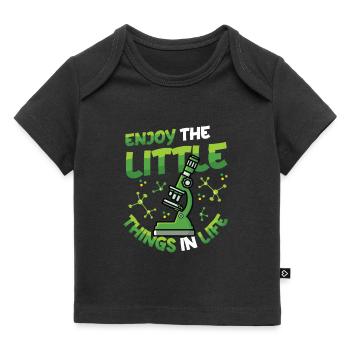 Profitez des petites choses de la vie - T-shirt Premium bébé bio - noir - Devant