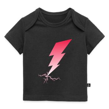 Lightning Bolts I Thunderbolt I Lightning - Baby Premium Organic T-shirt - black - Front