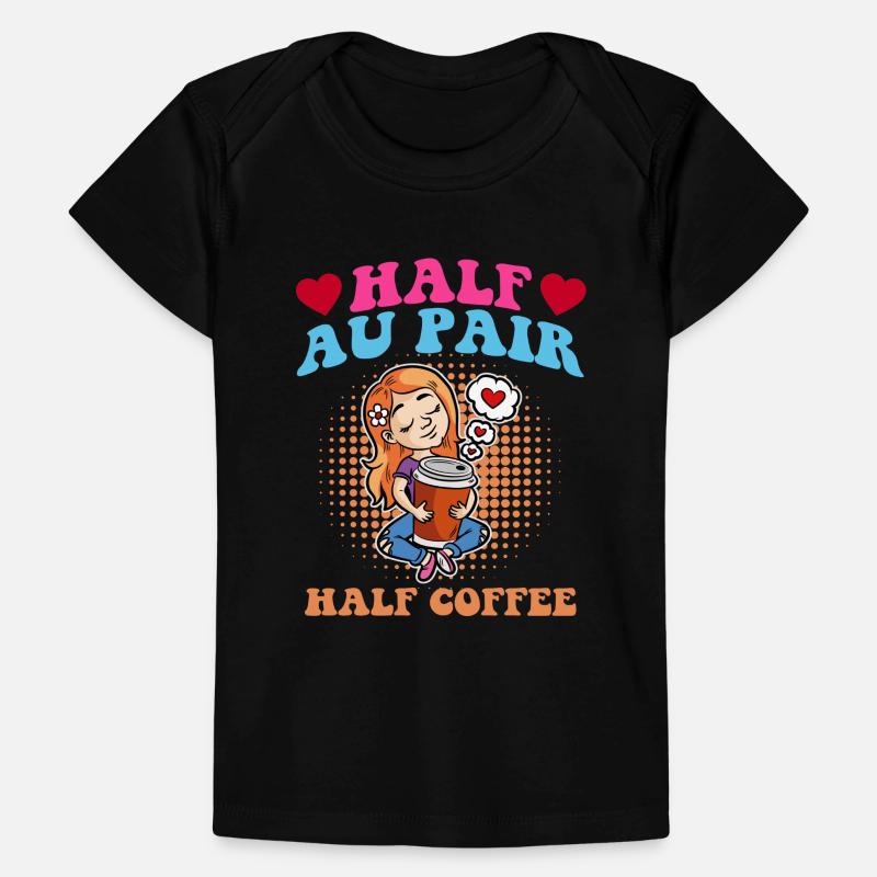 Moitié Au Pair moitié café T-shirt Premium bébé bio