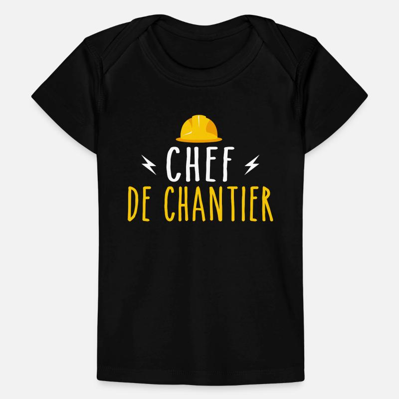 Chef De Chantier T-shirt Premium bébé bio