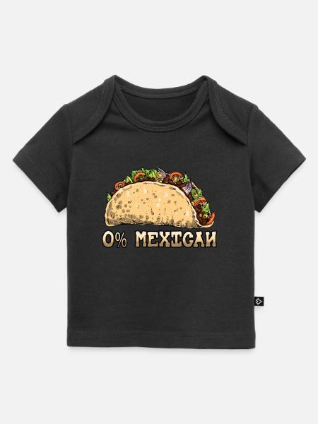 Cuisine Vintage Zero Cuisine mexicaine Mexique Taco - T-shirt Premium bébé bio - noir