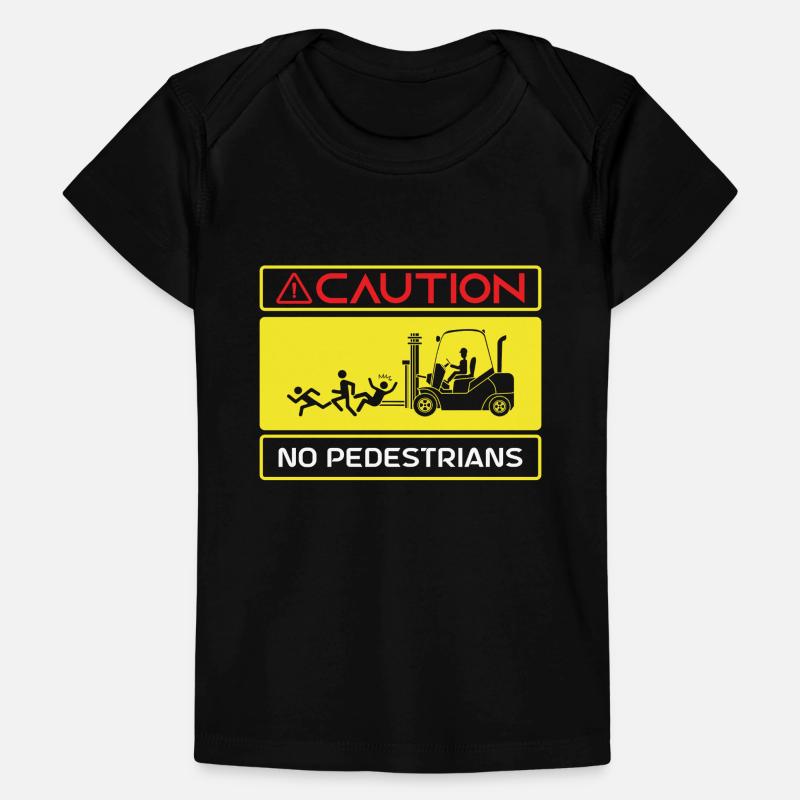 Caution Forklift Driver Truck Forklift Operator Baby Premium Organic T-shirt