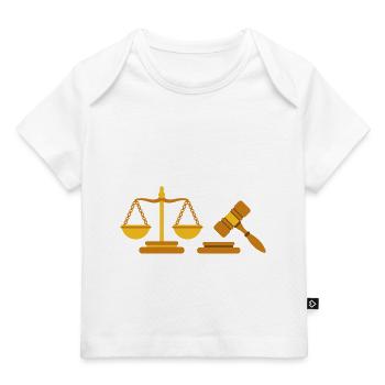Don’t Drop Me My Daddy Is A Lawyer - Baby Premium Organic T-shirt - dark navy - Front