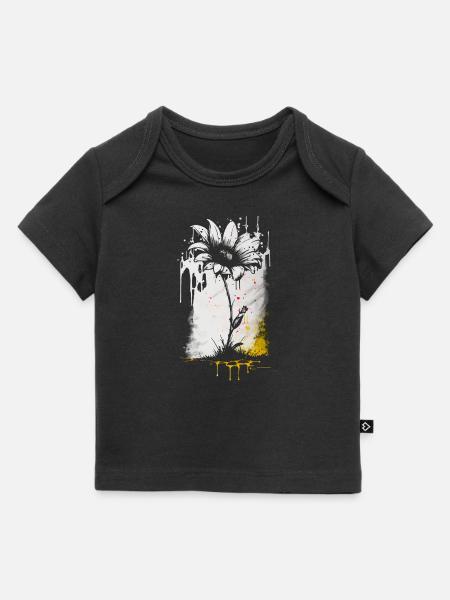 Gänseblümchen - Baby Premium Organic T-Shirt - Schwarz