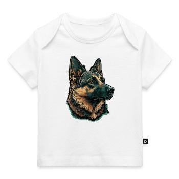 Berger allemand - T-shirt Premium bébé bio - marine foncé - Devant