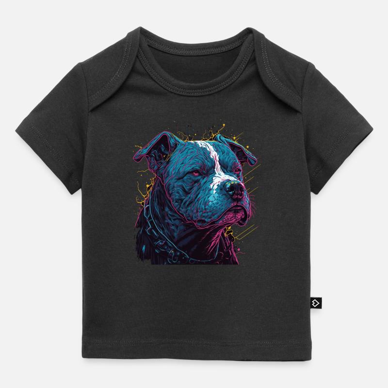 American Staffordshire Terrier - T-shirt Premium bébé bio - noir