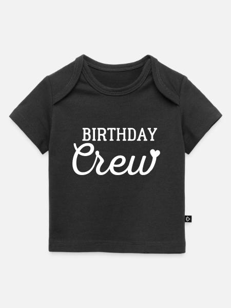 Birthday crew - Baby Premium Organic T-shirt - black