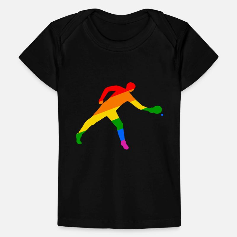 Tennis de table coloré et dynamique T-shirt Premium bébé bio