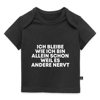 Lustige Sprüche Witzige Sprüche Geschenk - Baby Premium Organic T-Shirt - Schwarz - Vorne
